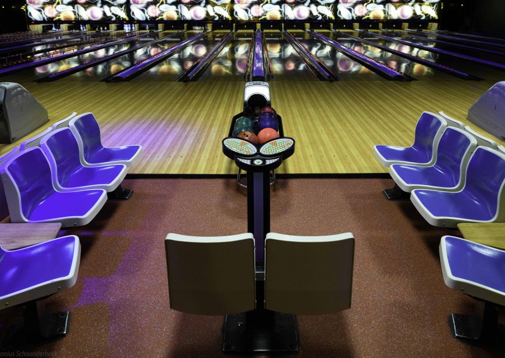 Foto van Bowlingbaan zonder mensen